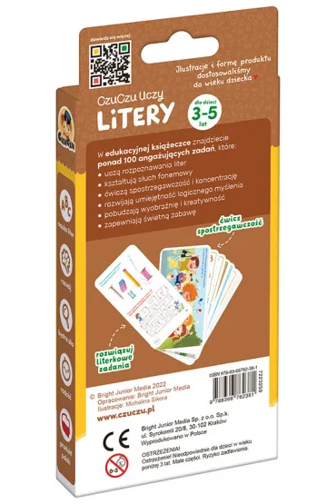 CzuCzu uczy. Litery 3-5 lat