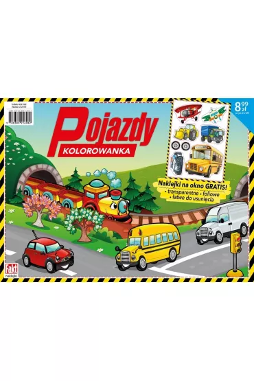 Pojazdy. Kolorowanka