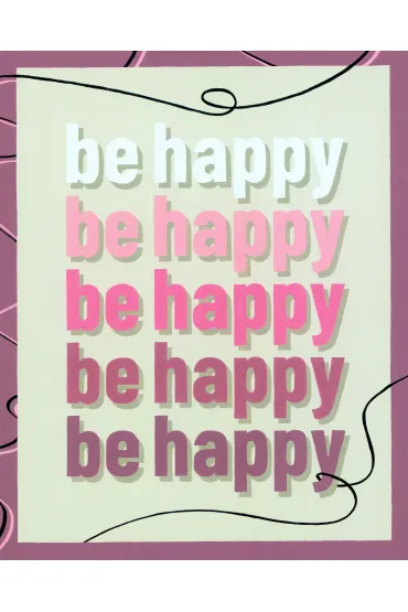 Malowanie po numerach CreArt - Be happy Ravensburger