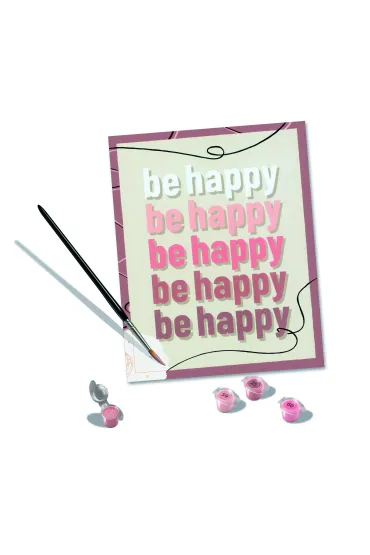 Malowanie po numerach CreArt - Be happy Ravensburger