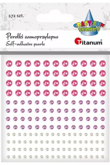 Titanum Pere�ki samoprzylepne okr�g�e mix 172 szt.