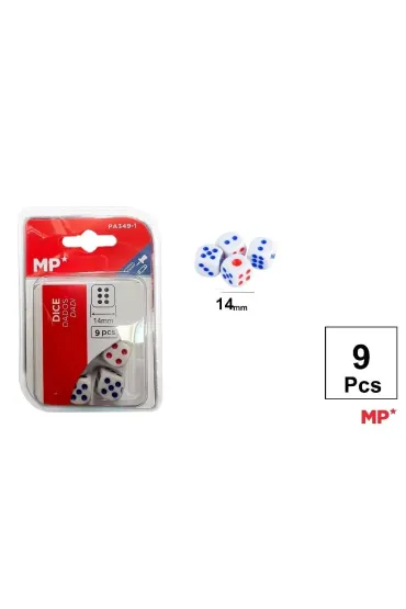 Mp Main Paper Kostka do gry 14mm 9 szt.