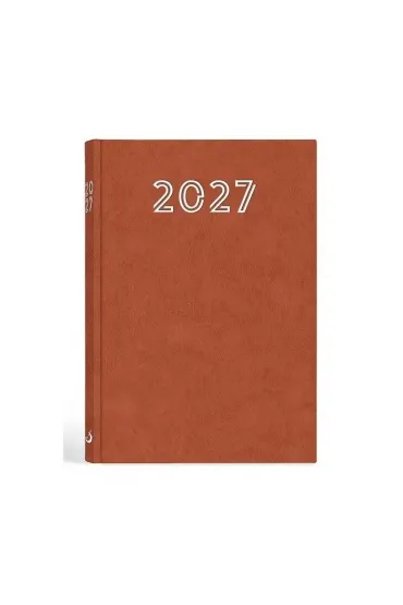 Terminarz 2027 A5 standard br�zowy - pr zb