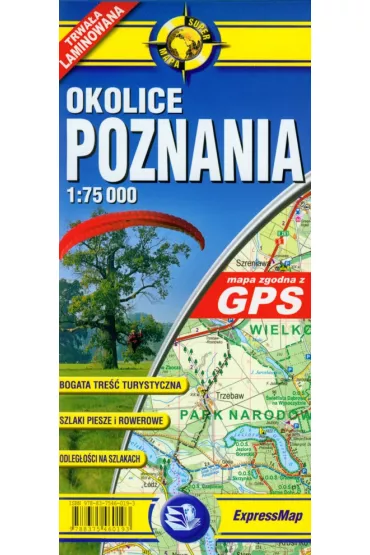 Okolice Poznania mapa turystyczna 1:75 000