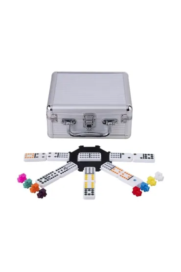 Domino Mexican Train Double 12 Quint