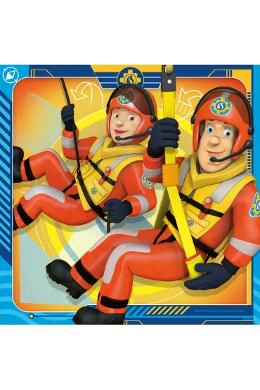 Puzzle 3x49 el. Stra�ak Sam na ratunek! Ravensburger