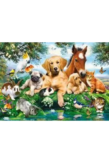 Puzzle 200 el. Letni przyjaciele Castorland