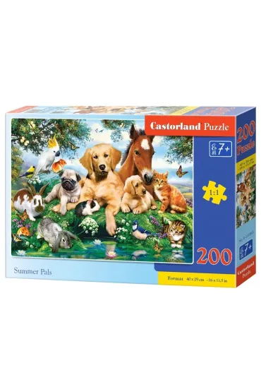 Puzzle 200 el. Letni przyjaciele Castorland