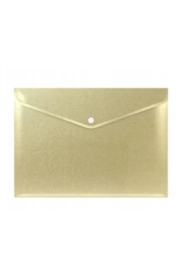 Biurfol Teczka koperta A4 PP stardust gold