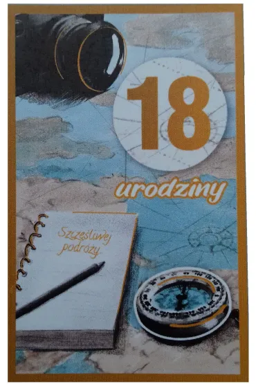 AbCard Kartka okoliczno�ciowa Urodziny 18