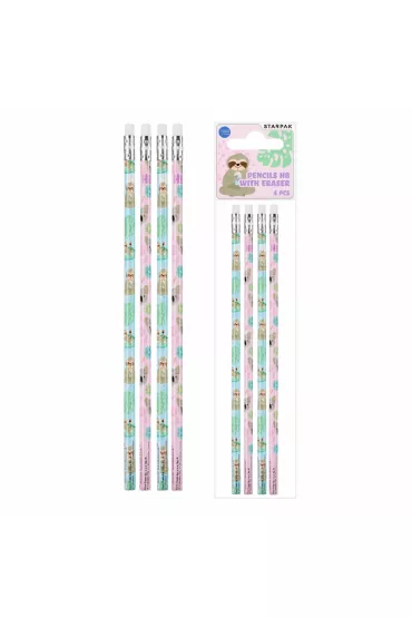 O��wek z gumk� HB Koala STARPAK 536331 4 szt.