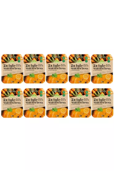Purena Zagszczona zupa krem marchew-dynia ze wie kolendr zestaw 10 x 350 g
