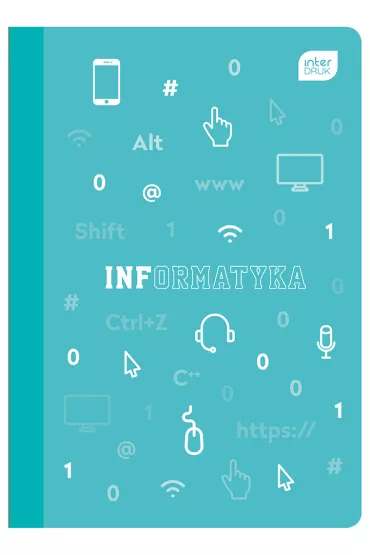 Interdruk Zeszyt A5 PP Informatyka kratka 60 kartek