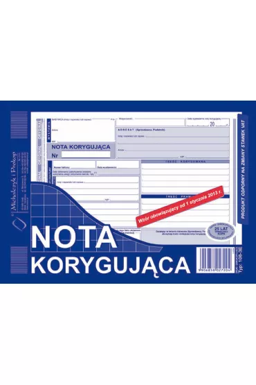 Michalczyk i Prokop Nota koryguj�ca A5
