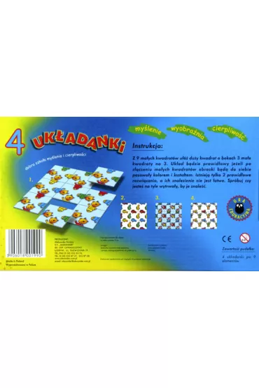 Uk�adanki - 4 gry edukacyjne