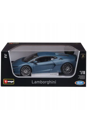 18-11052BU 1:18 - LAMBORGHINI TEMERARIO BLUE (4) Bburago
