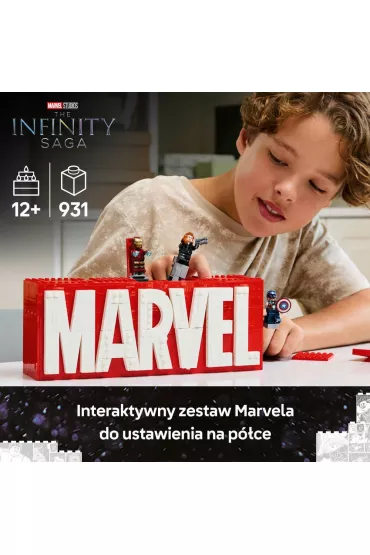 LEGO Marvel Logo MARVEL z minifigurkami 76313