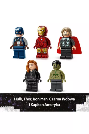 LEGO Marvel Logo MARVEL z minifigurkami 76313