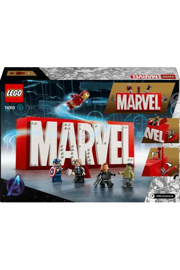 LEGO Marvel Logo MARVEL z minifigurkami 76313