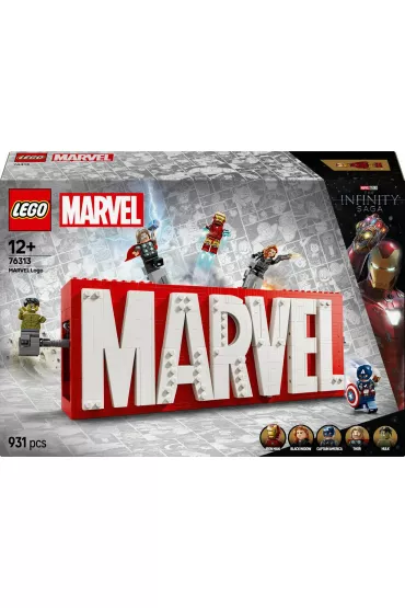 LEGO Marvel Logo MARVEL z minifigurkami 76313