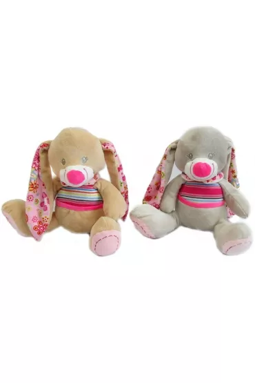 Zaj�czek baby z grzechotk� 18cm MIX Sun-Day