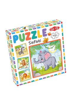 Moje pierwsze puzzle 4 x 6 el. Safari Tactic