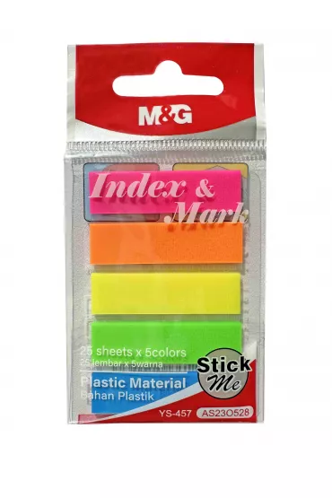 M&G Zak�adki indeksuj�ce fluo 5 kolor�w 25 szt.