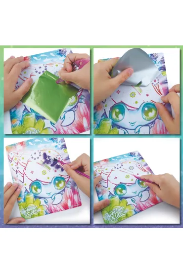 Album do scrapbookingu z foli� i brokatem Marinia Nebulous Stars