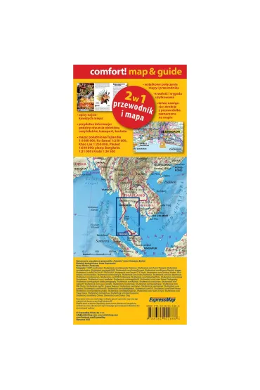 comfort!map&guide Tajlandia Po�udniowa 2w1 1:160 000 - Katarzyna Byrtek