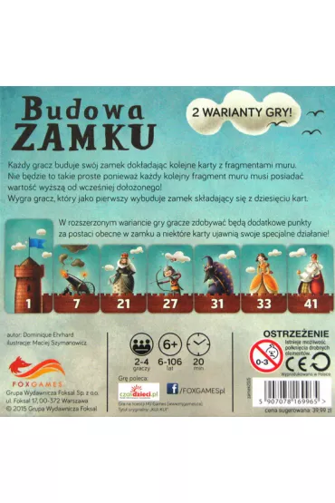 Budowa zamku. Gra karciana FoxGames - Ehrhard Dominique