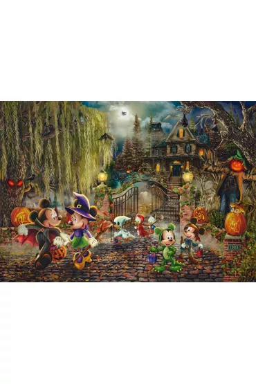 Puzzle 1000 el. PQ Myszka Miki&Minnie na Halloween Schmidt - Thomas  Kinkade