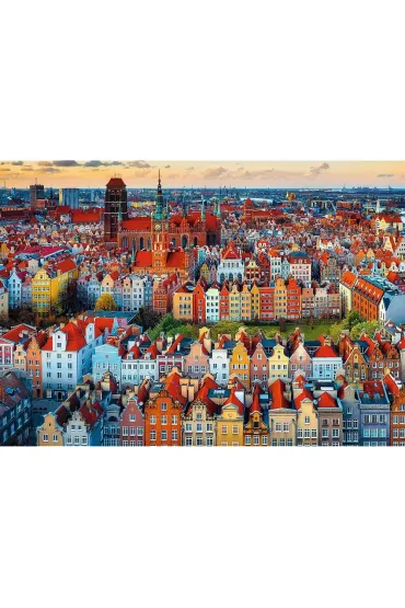 Puzzle 1000 el. Widok na Gda�sk, Polska Trefl