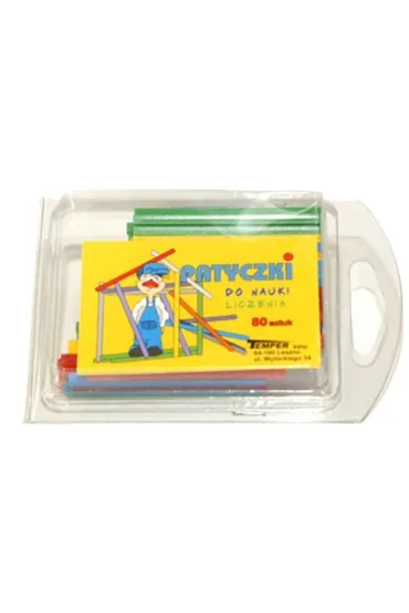 Patyczki do liczenia op80szt. z zawieszk� A 12 TEMPER PET-080