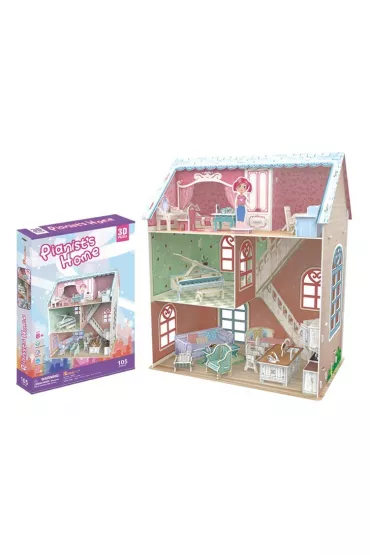 Puzzle 3D Pianist's Home Domek dla lalek Cubic Fun