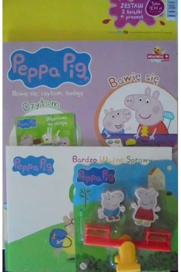 �winka Peppa. Zestaw 2 ksi��ki + prezent