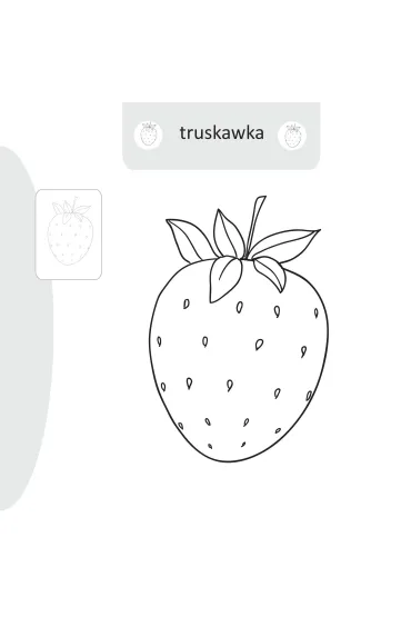 Malowanie-doklejanie. Owoce