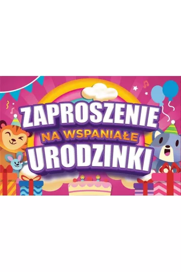 Yeku Zaproszenie Urodziny 10 szt.
