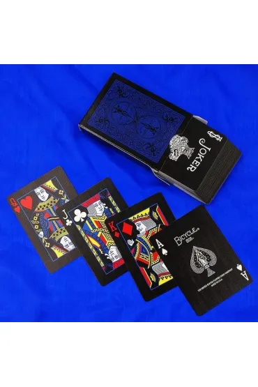 BICYCLE RIDER BACK BLACK 12こ Bicycle cards Black Rider Back - Hobbyshop.lt