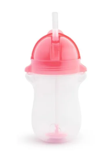 Kubek Munchkin niekapek ze s�omk� 296ml r�owy