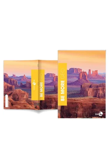 Koh-I-Noor Zeszyt A4 Be More Geo w kratk� 72 strony 100g. 1szt.mix