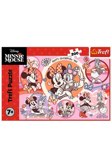 Puzzle 200 el. Zwyczaje Myszki Minnie 13343 Trefl