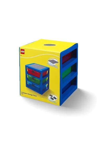 Rega� LEGO z szufladami Niebieski