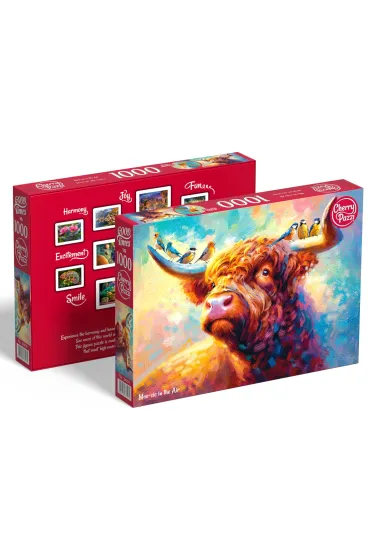 Puzzle 1000 el. Moo-sic in the Air CherryPazzi