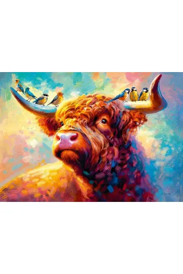 Puzzle 1000 el. Moo-sic in the Air CherryPazzi
