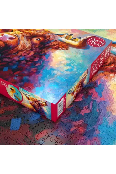 Puzzle 1000 el. Moo-sic in the Air CherryPazzi