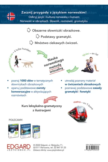 Norweski w obrazkach. S�ownik, rozm�wki, gramatyka. Poziom A1-A2 - Karolina  Bre�