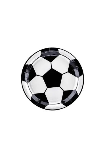 PartyDeco Talerzyki pi�ka 18 cm 6 szt.