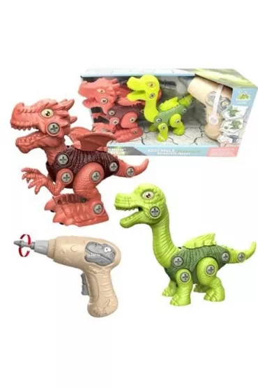 Zestaw dinozaur�w do skr�cania Maksik