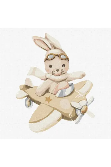Malowanie po numerach - Ma�y pilot 30x30cm Ideyka