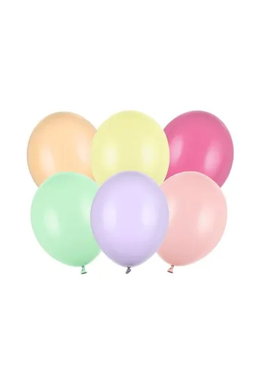 PartyDeco Balony Strong Pastel 30cm 10 szt